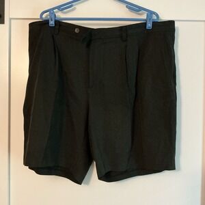 Tommy‎ Bahama Mens Chino Shorts Size 42 R Silk Blend Black